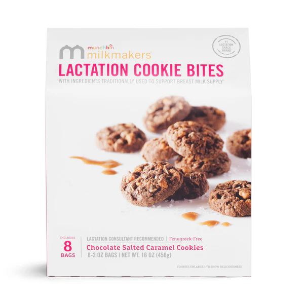 Milkmakers® Lactation Cookie Bites, Chocolate Salted Caramel, 8ct