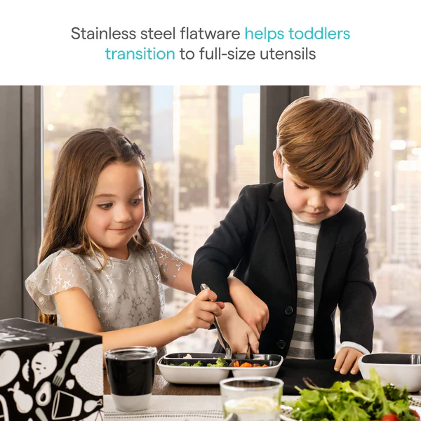 Grown-Ups Table Dining Set with Personalized Polish™ Utensil Set