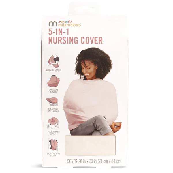 Milkmakers® 5-in-1 Nursing Cover, Pastel Parchment