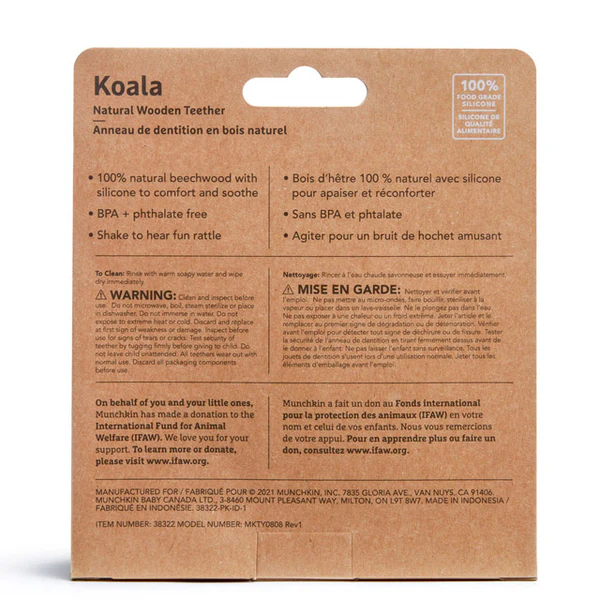 199-wildlove-koala-natural-wooden-teether-4.webp WildLove Koala Natural Wooden Teether